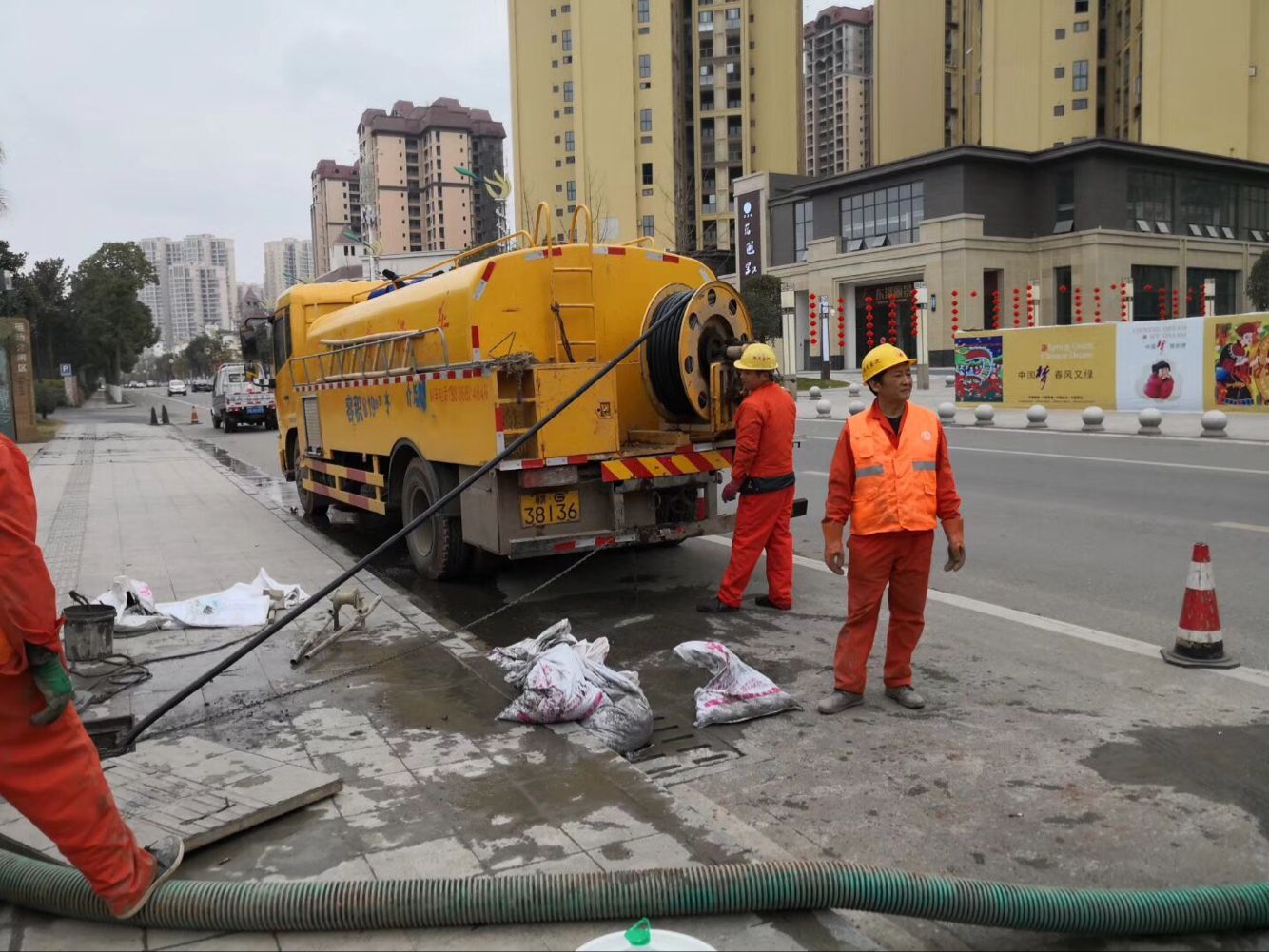 江油排污管道清淤-管道清洗