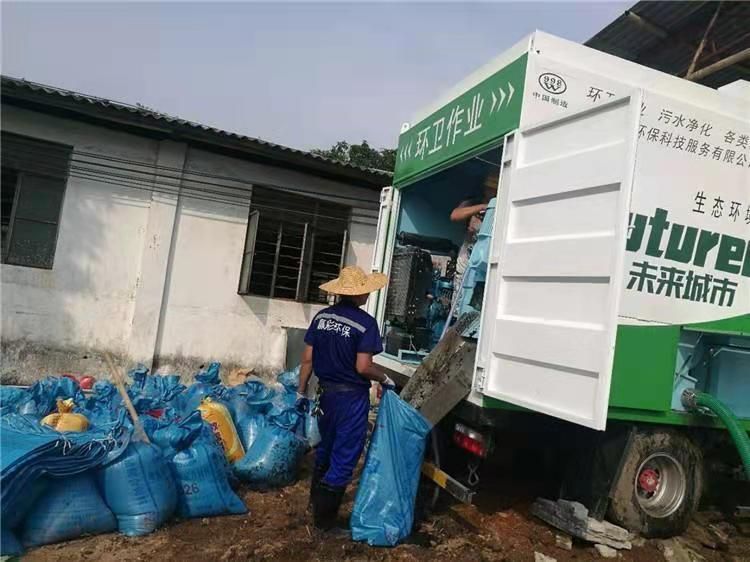 江油工业污泥压干处理